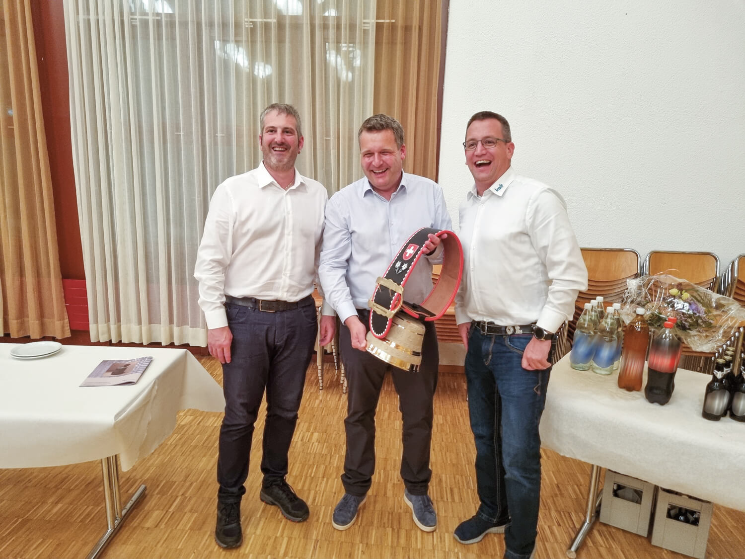 Kassettenpresse und Abtropfsystem