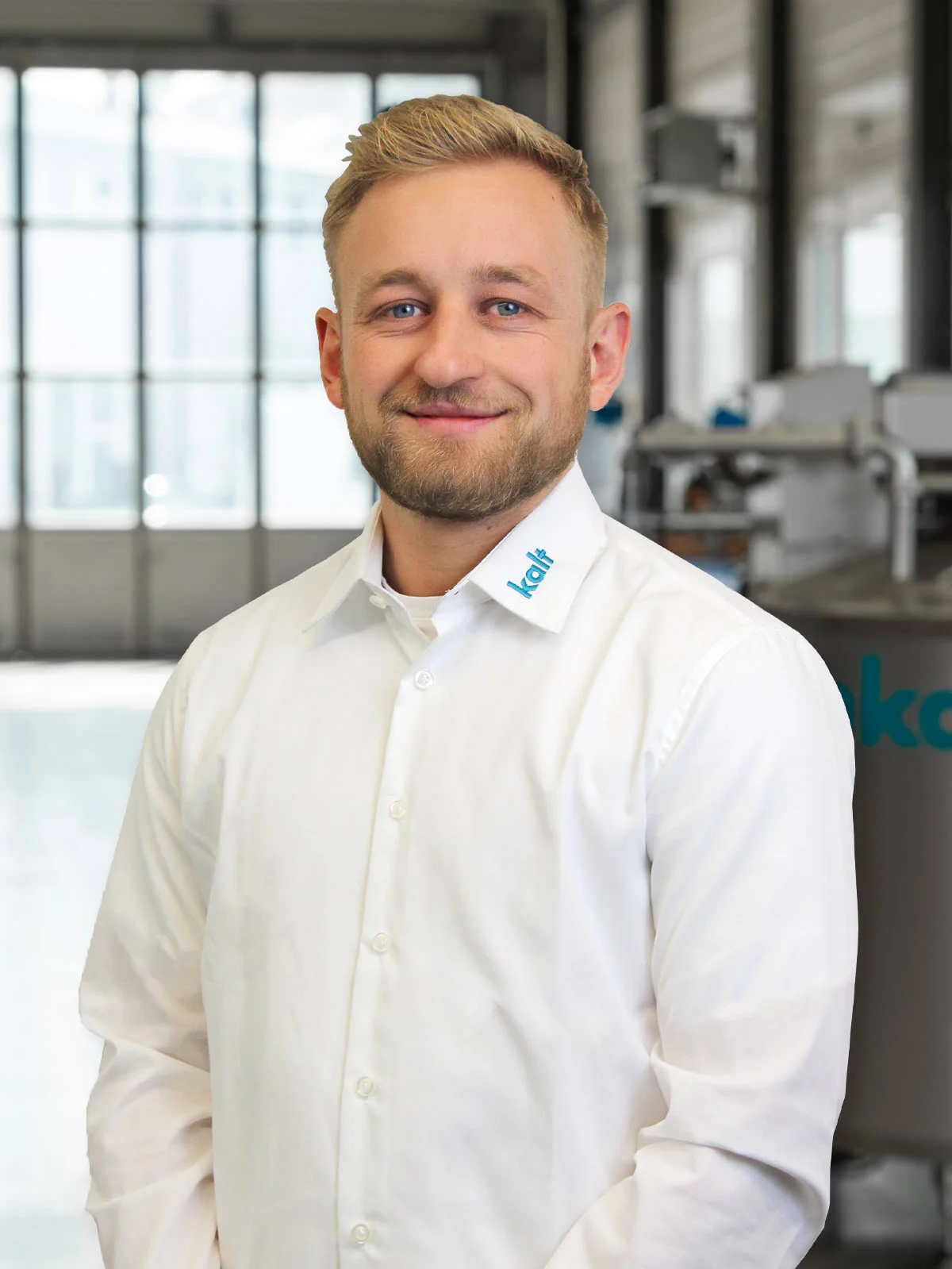 Portraifoto Timo Winteler, Inside Sales at Kalt Maschinenbau AG