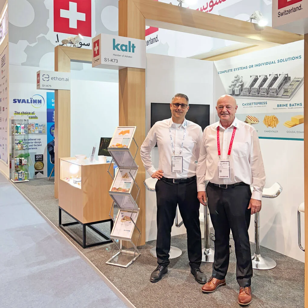Kalt Staff Members at the Gulfood Manufacturing fair 2025 in Dubai, UAE
