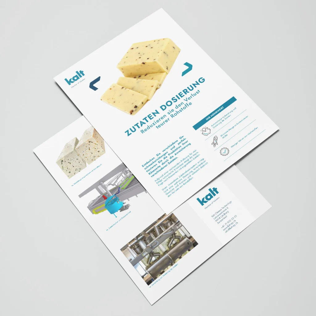 Zutatendosierung Solution Package Flyer auf Deutsch