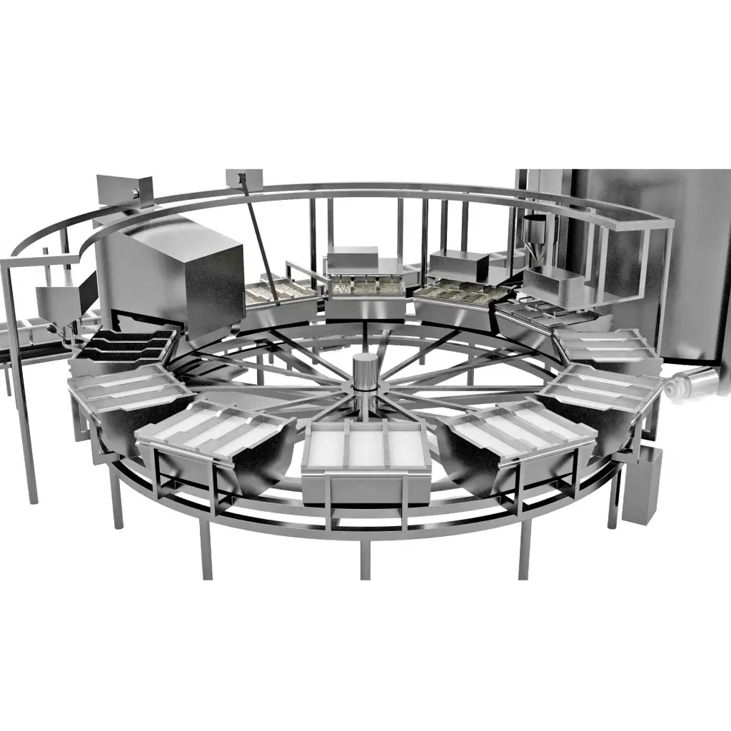 Paneer Production Line Filling Carousel Machine by Kalt Cheese Technology